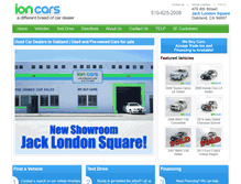 Tablet Screenshot of ioncars.com